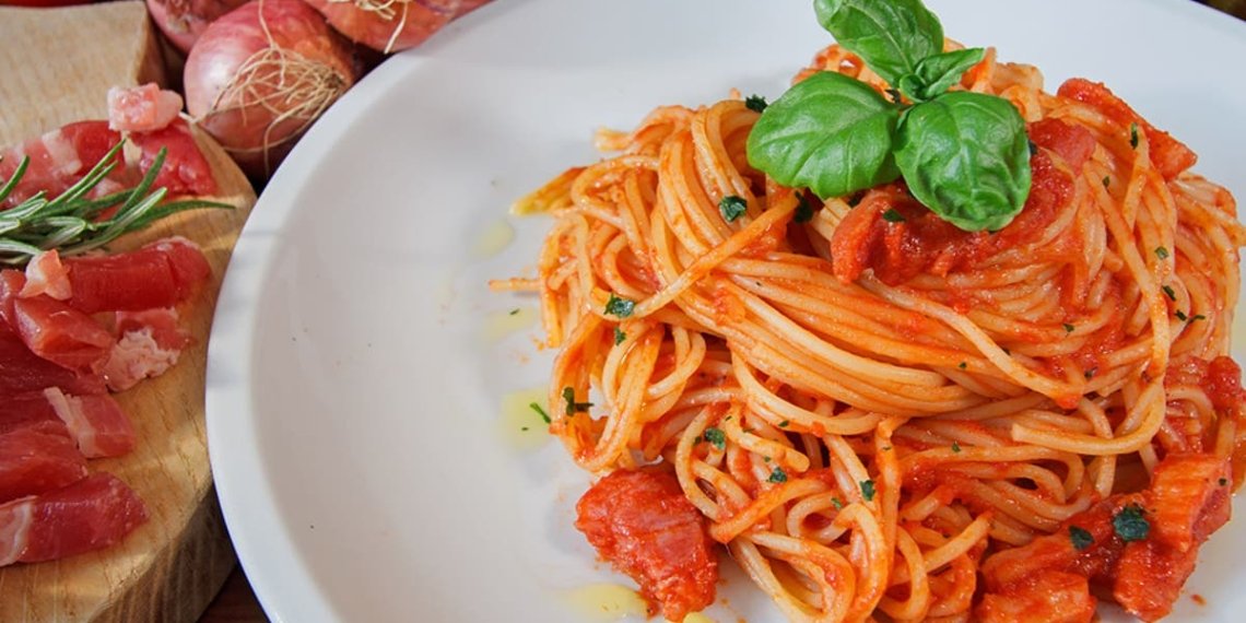 Receita Espaguete alla Matriciana