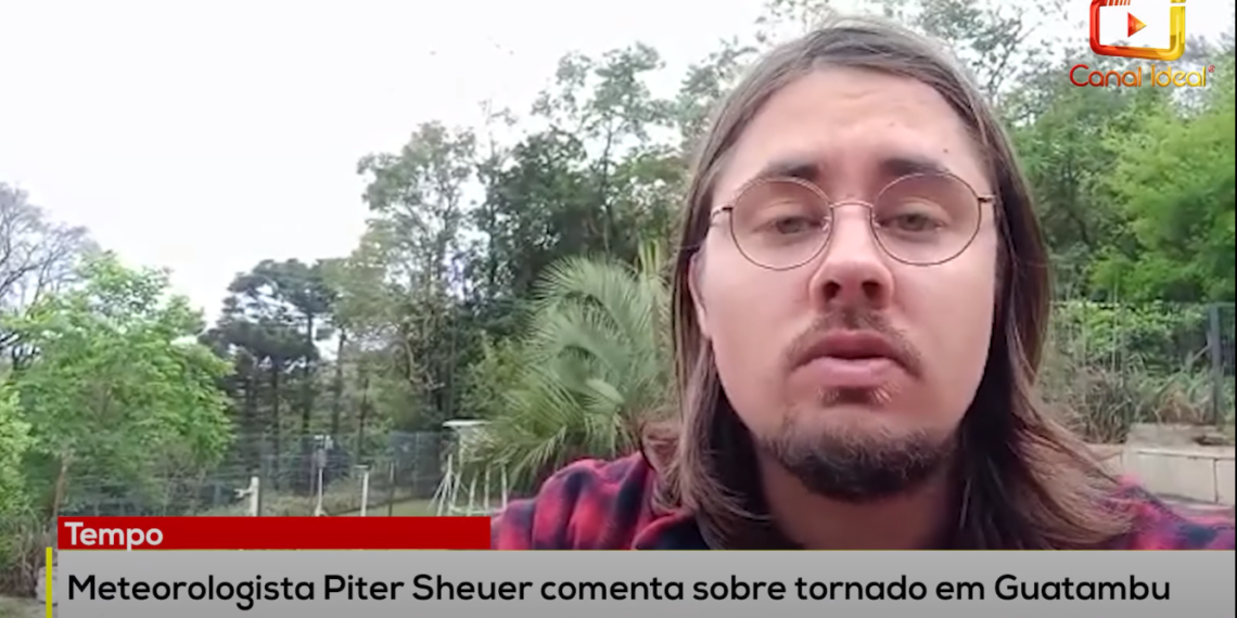 VÍDEO: Meteorologista Piter Sheuer comenta sobre tornado em Guatambu
