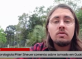 VÍDEO: Meteorologista Piter Sheuer comenta sobre tornado em Guatambu
