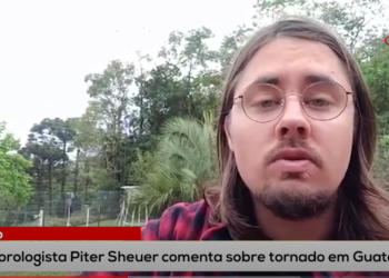 VÍDEO: Meteorologista Piter Sheuer comenta sobre tornado em Guatambu