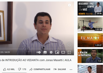 Curso Online Grátis de Introdução ao Vedanta com Jonas Masetti | AULA 1.1