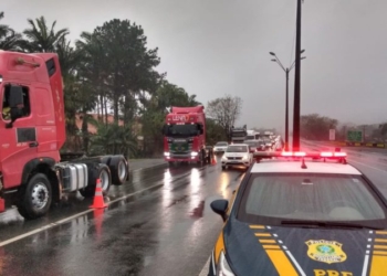 Doze rodovias de SC estão totalmente bloqueadas