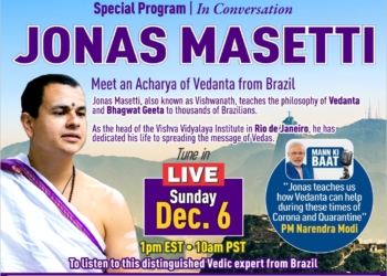 Meet Jonas Masetti, Acharya of Vedanta and Bhagwat Geeta from Brazil about whom PM Modi talked about in his ‘Mann ki Baat’ program