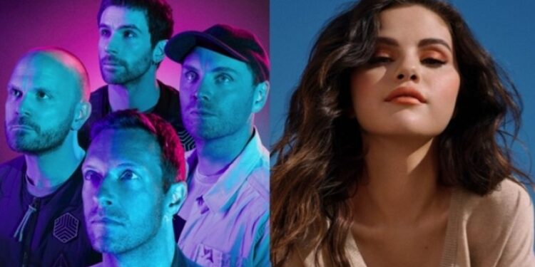 selena gomez coldplay