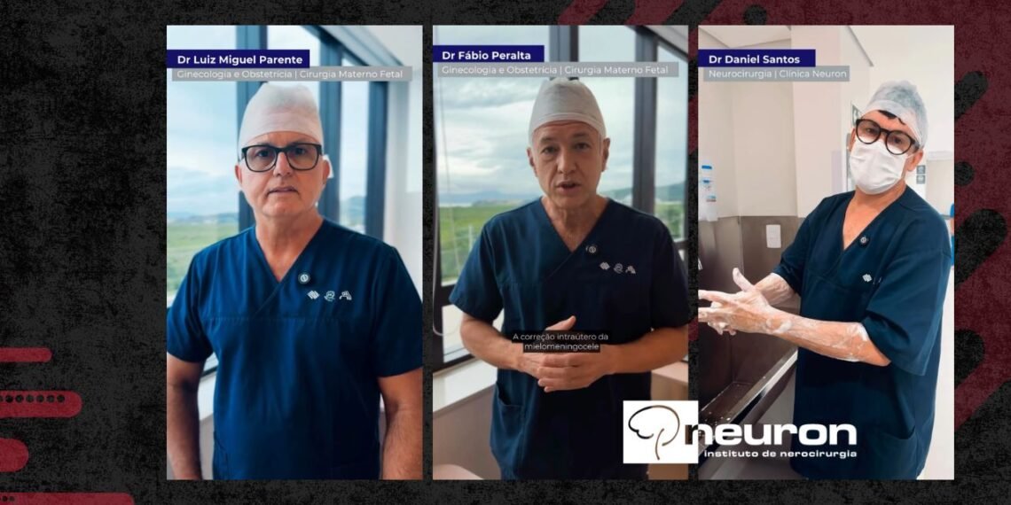 Clínica Neuron e equipe multidisciplinar realizam cirurgia fetal intrauterina pioneira para mielomeningocele no Hospital Baía Sul, em Florianópolis