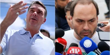 Carlos Bolsonaro confirma pré-candidatura ao Senado por SC com Flávio Bolsonaro, mas pesquisa aponta em terceiro