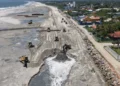Maior Alargamento de Praia do Brasil Rumo à Conclusão em Itapoá, SC: Obras Transformam Litoral Norte Catarinense