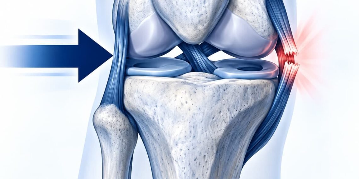 Trauma em valgo do joelho e ruptura do ligamento colateral medial